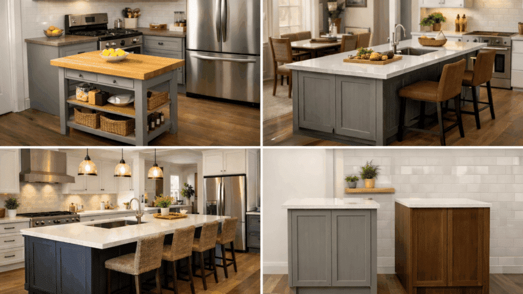 kitchen island dimesnsions