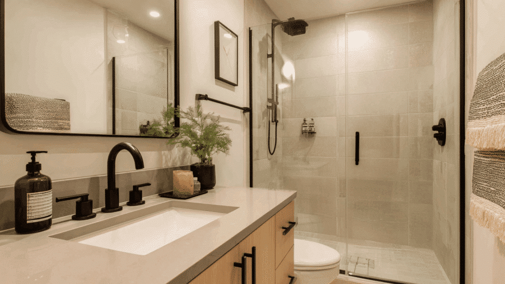 matte black fixtures