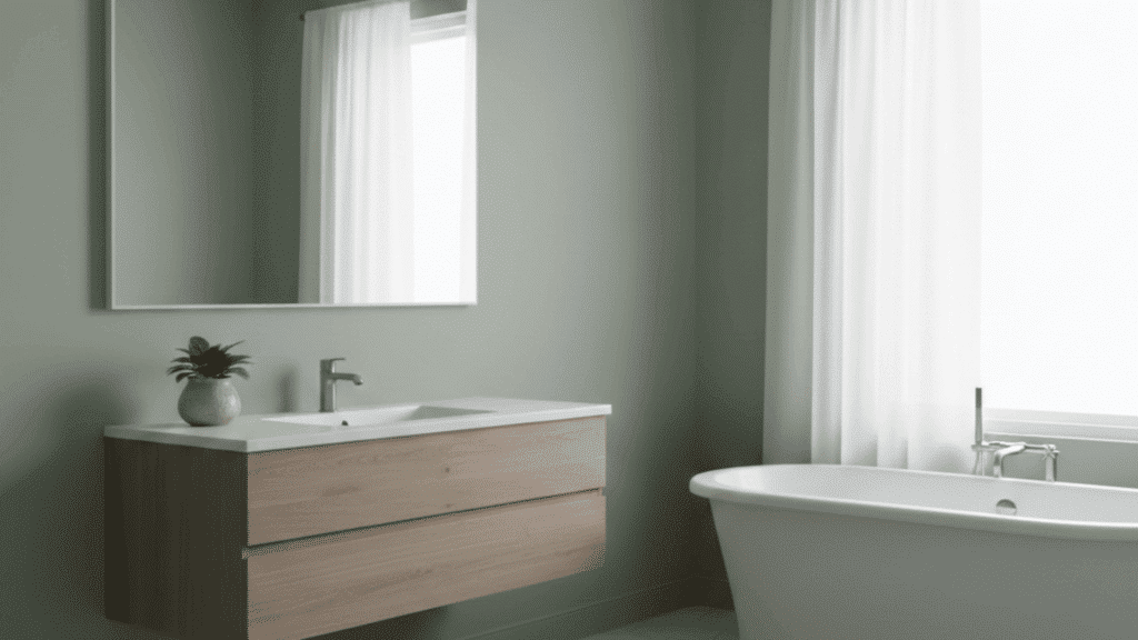 matte or eggshell finish