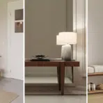 mid century modern entryway