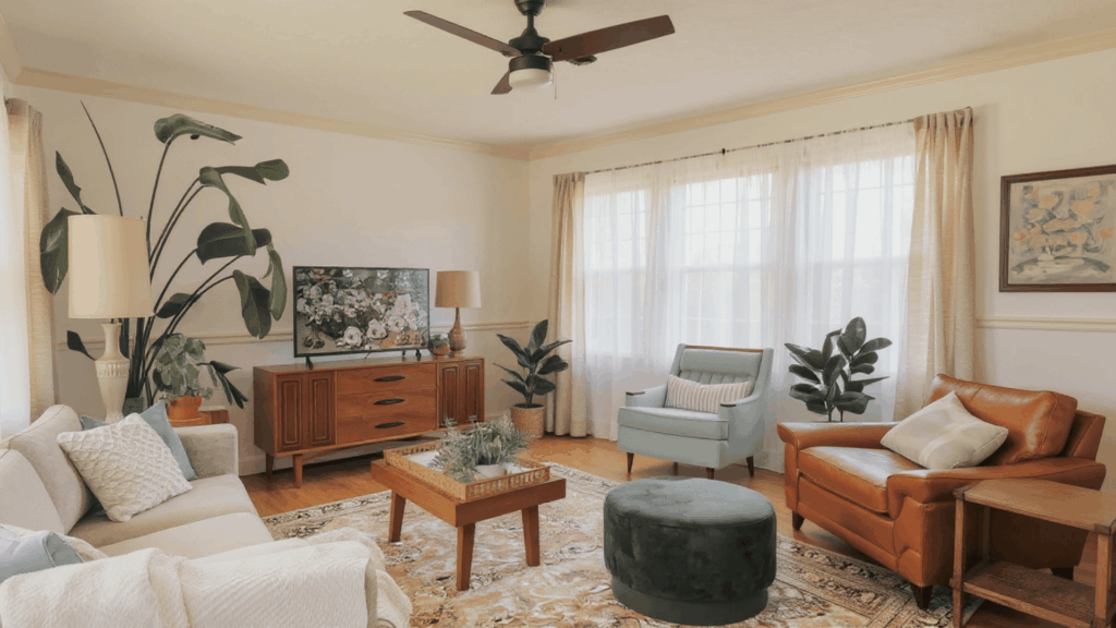 mid century modern living room ideas