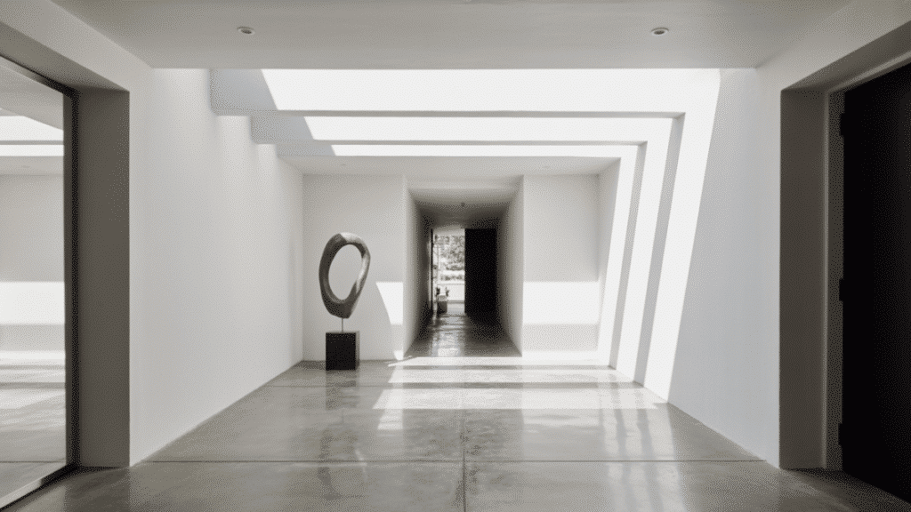 minimal entryway decor