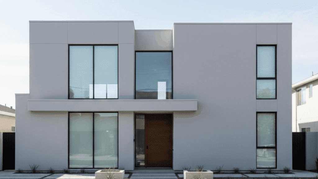 modern two story house