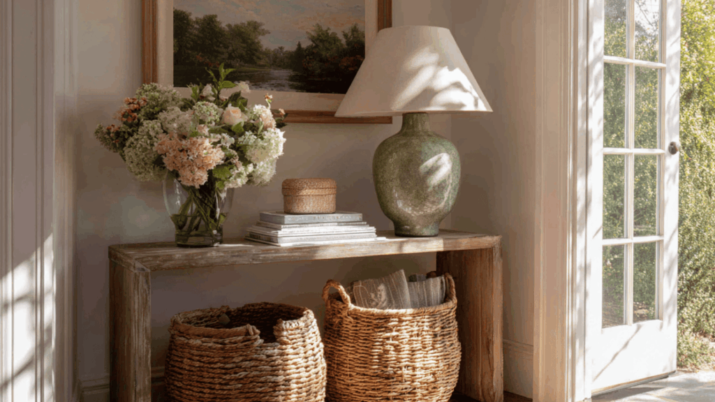 nancy meyers interiors entryway