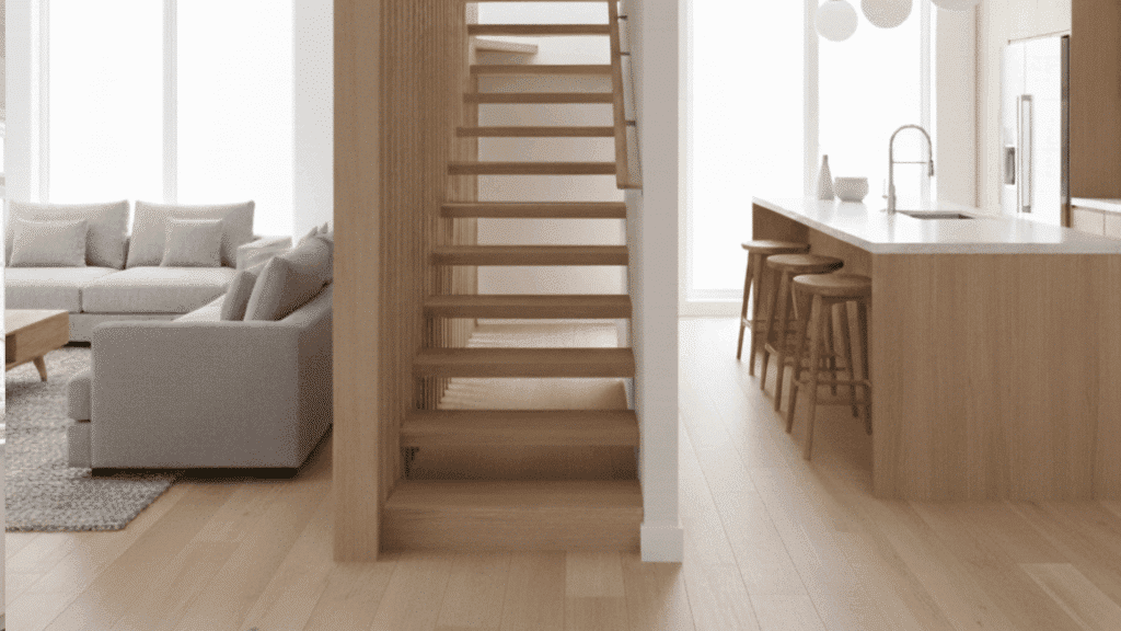 open stairwell open floor plan