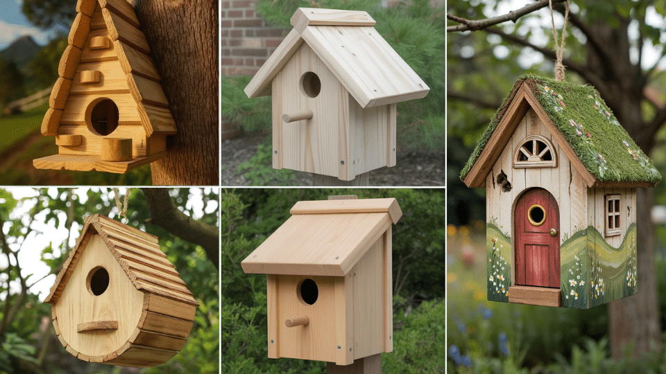 outdoors bird house design ideas