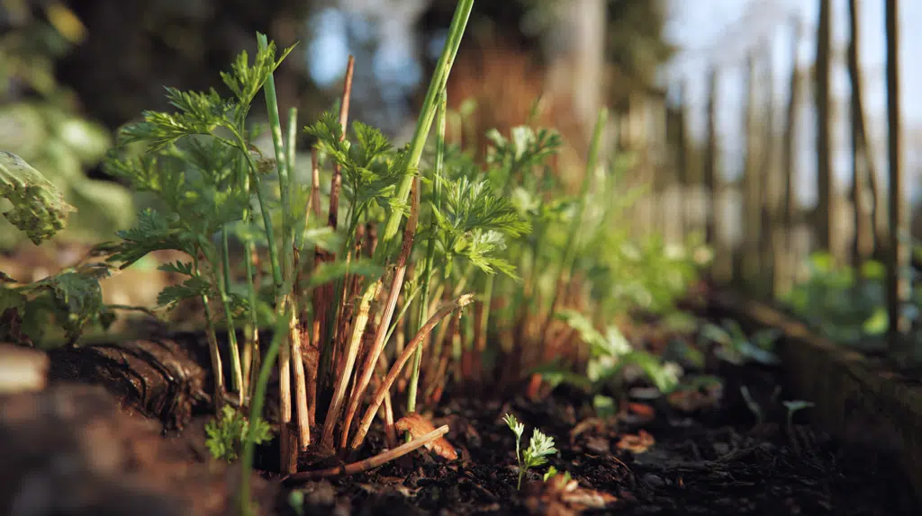 plant damage by voles