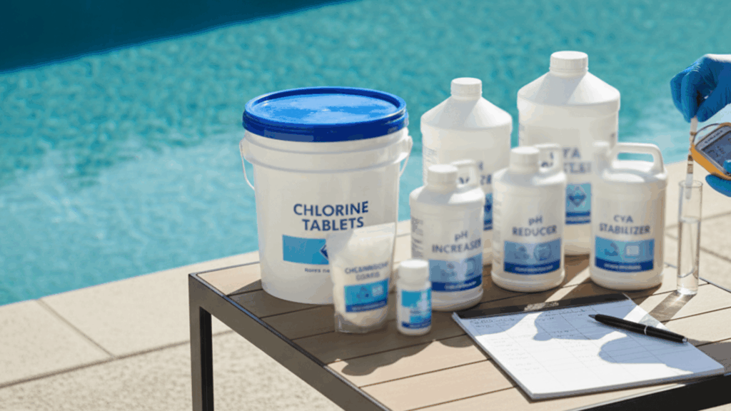 pool chemical maintainance