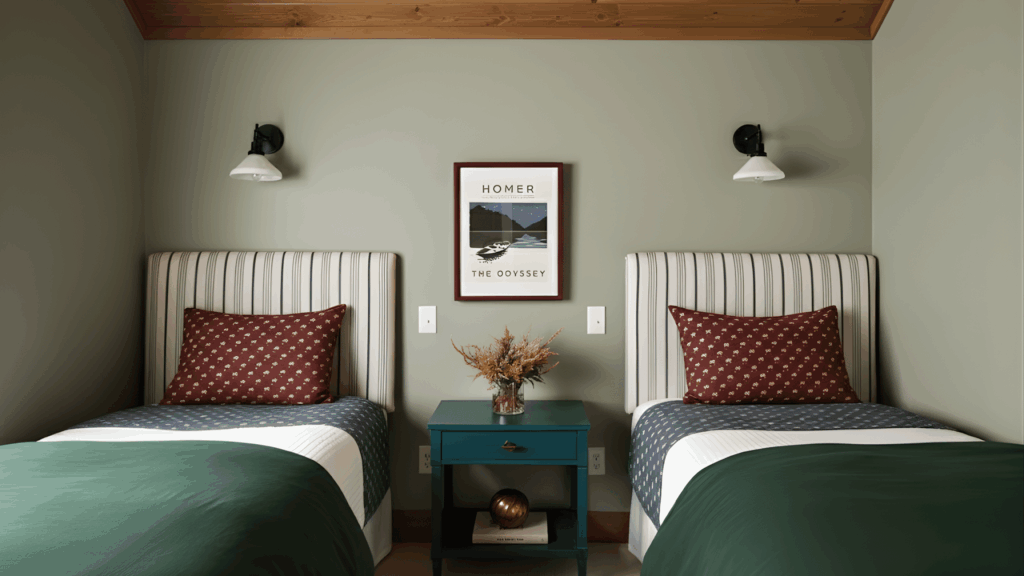 room space needed for a twin bed