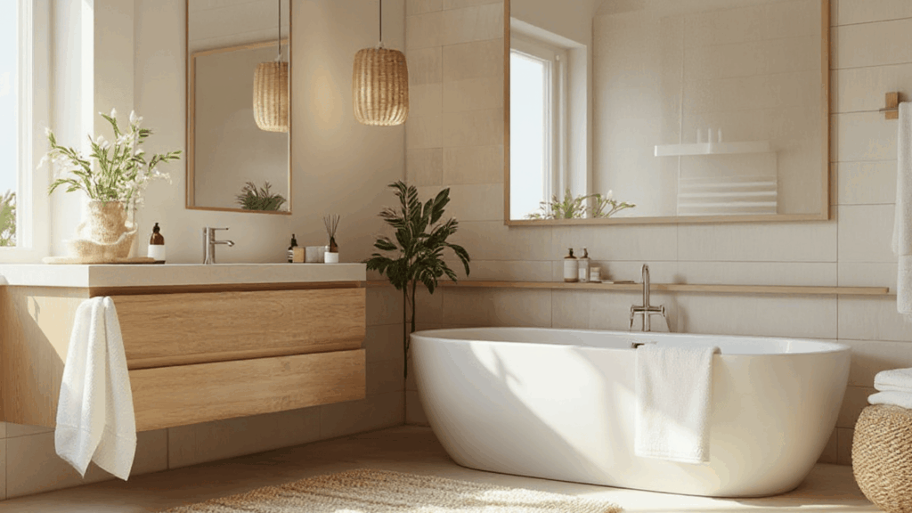 scandinavian minimalist bathroom design