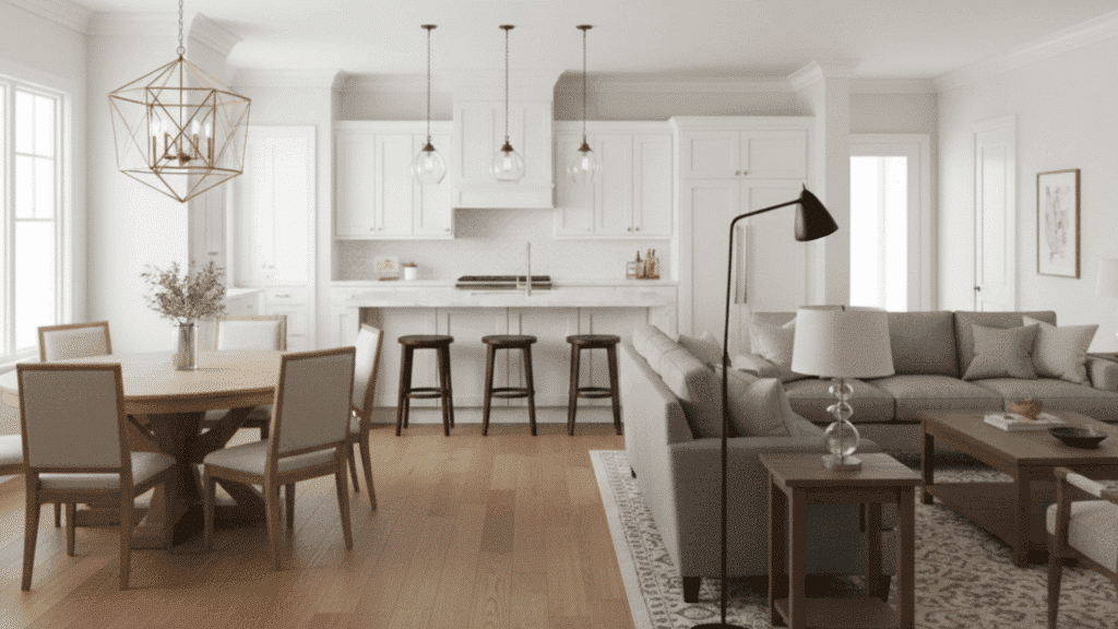 seperated by lighting