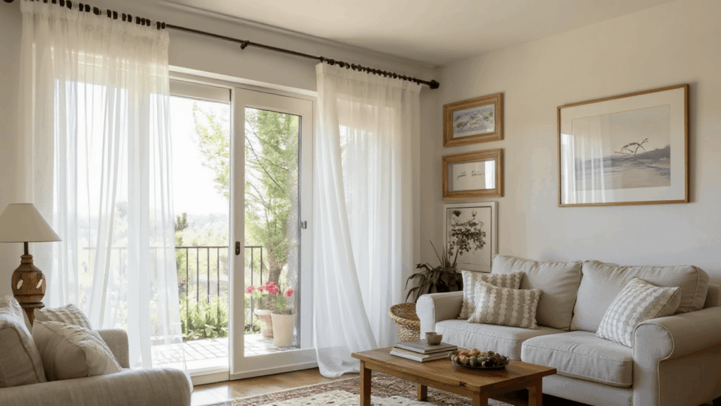 sheer curtain styles