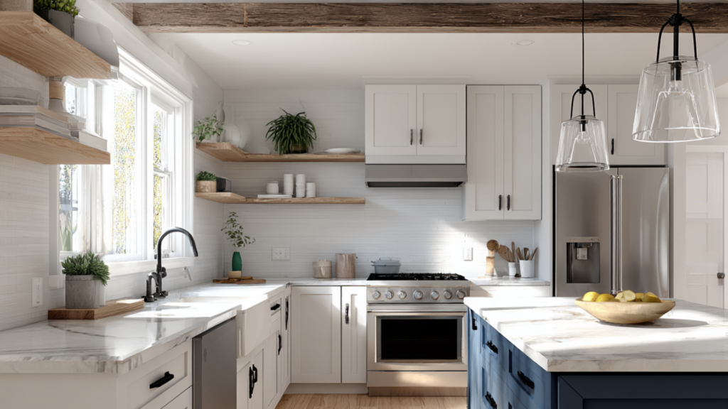 single central beam for subtle structure