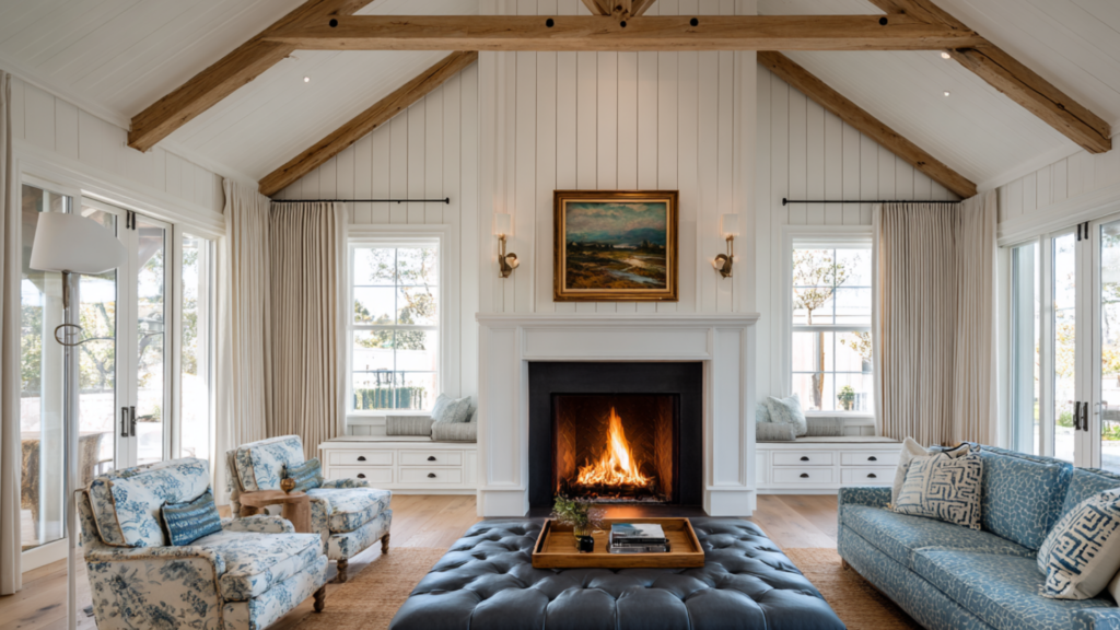 solid wood beams for an authentic look