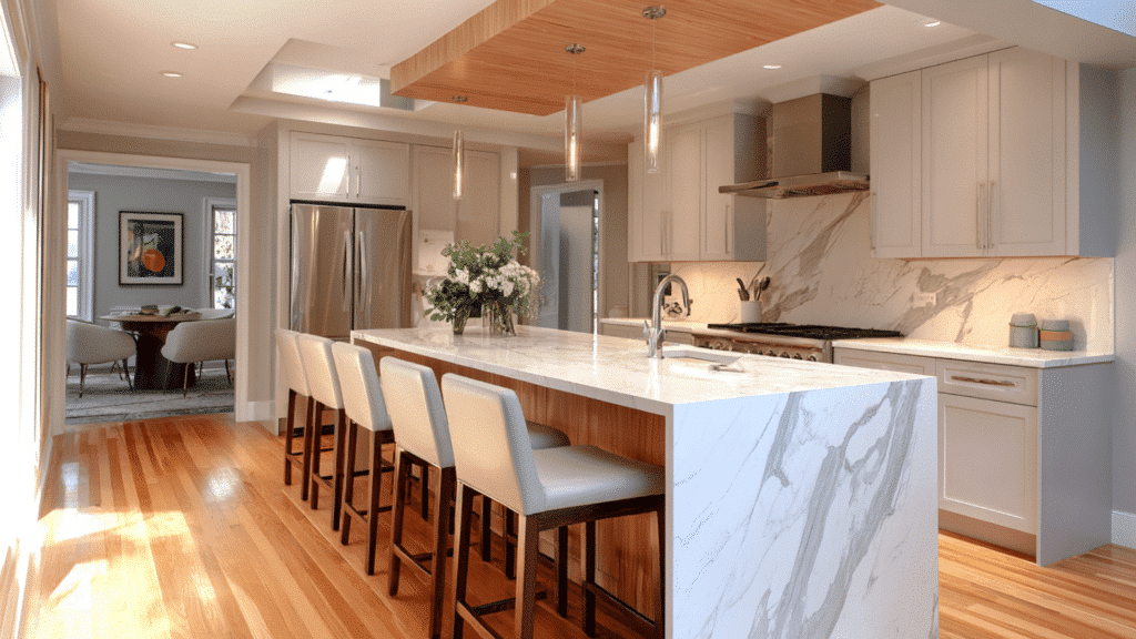 standard island dimensions