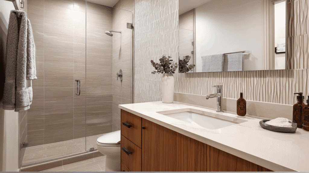 textured tile surfaces