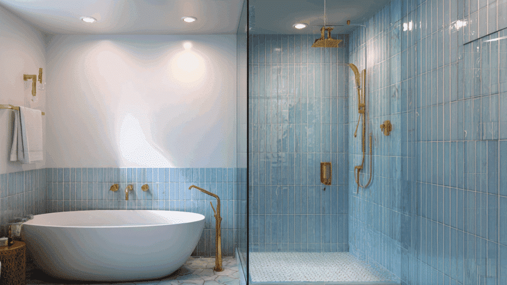 vertical stacked tile layout