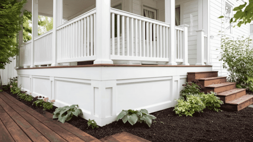 vertical vinyl panels with beveled edges