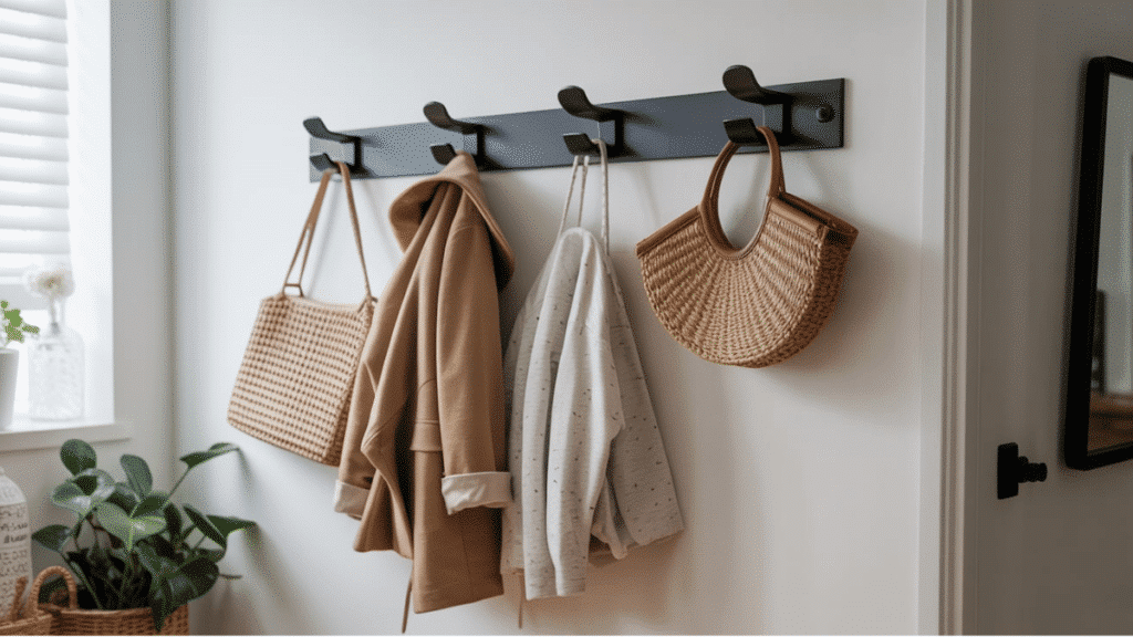 wall hooks entryway