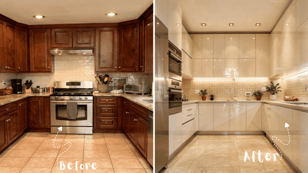 where kitchen renovation spending occurs