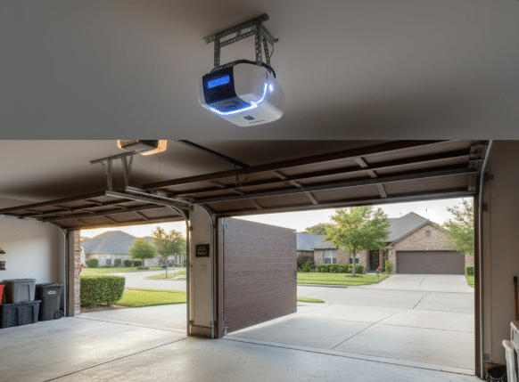 How to Choose the Right Garage Door Opener in Houston: Smart, Silent & Secure