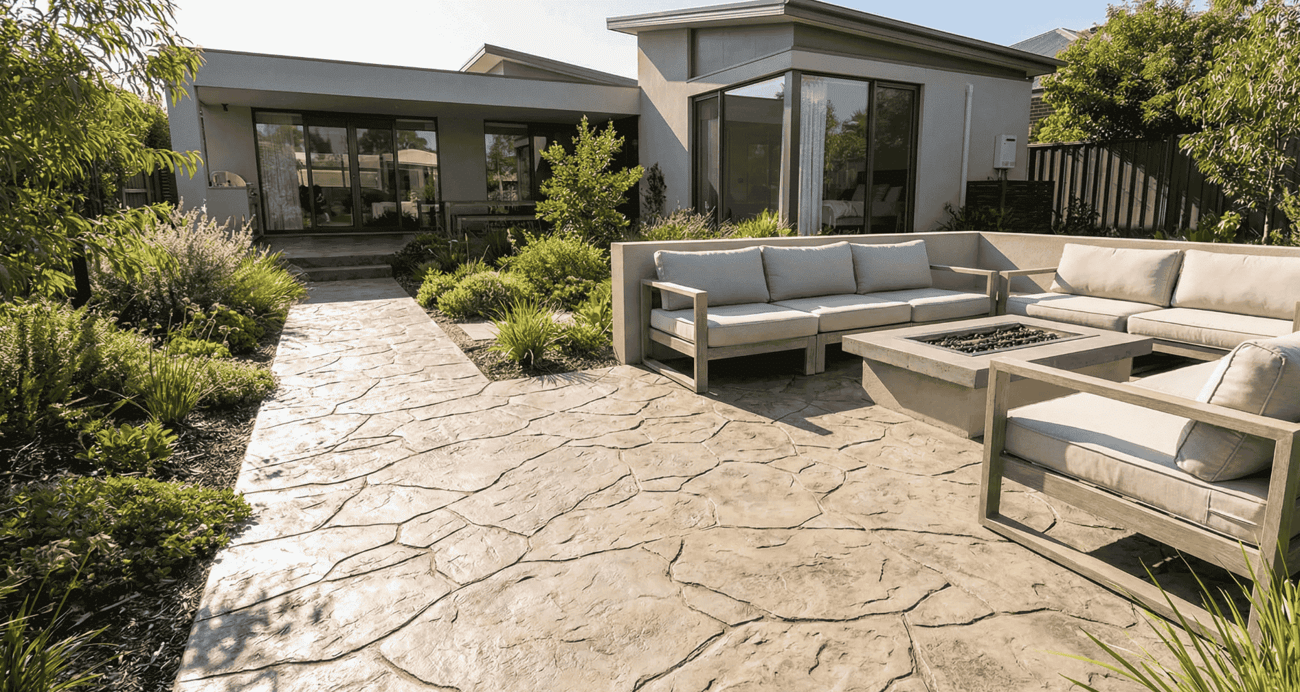 Reimagining Outdoor Spaces: How Textured Concrete Shapes Modern Home Design