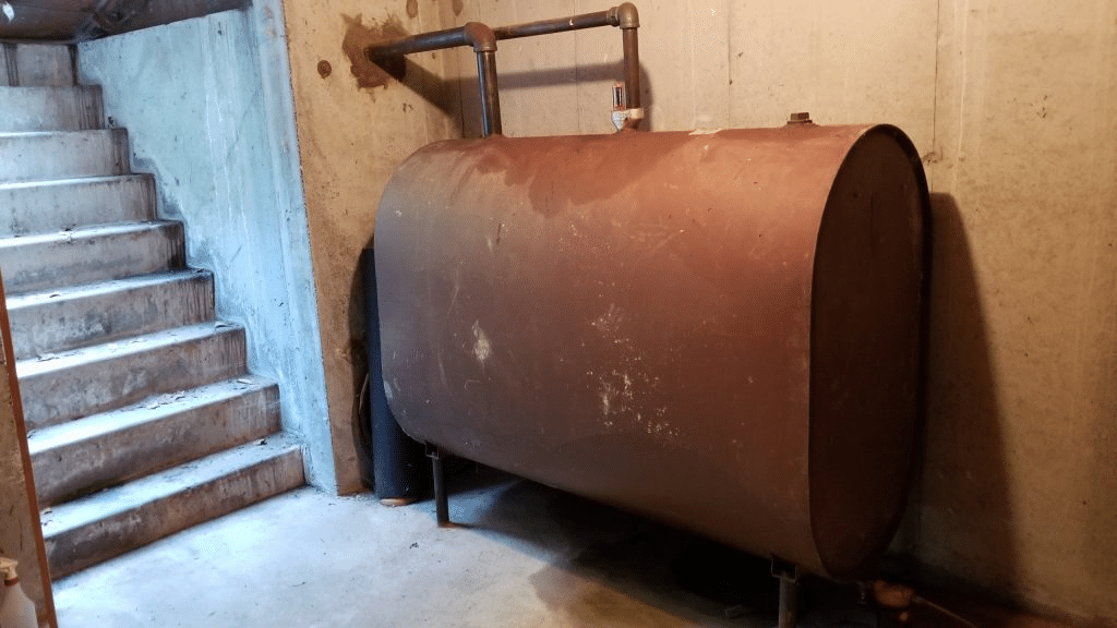 Old Heating Oil Tank
