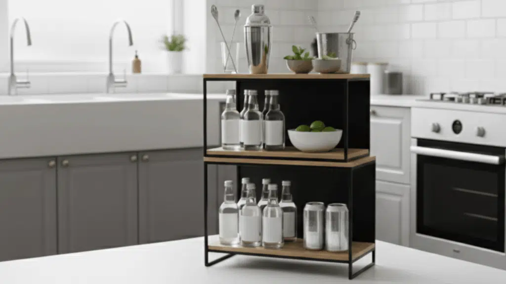 Layered Shelves Bar