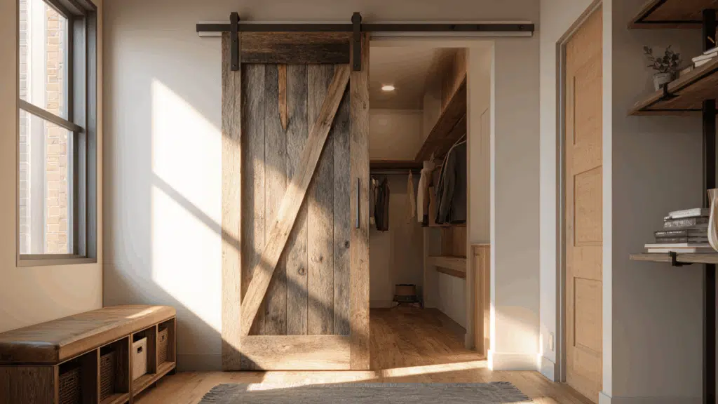 barn door closet