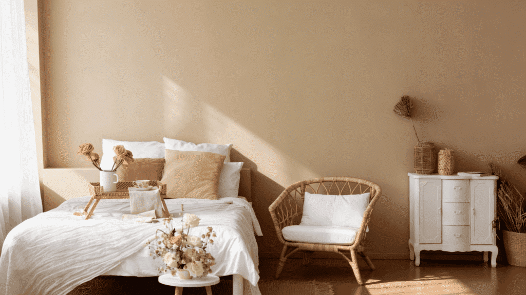 best rooms for flat paint on walls