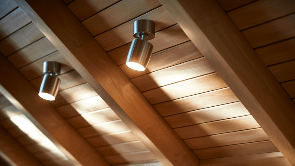 ceiling mounted lighting on low sloped ceiling bedroom