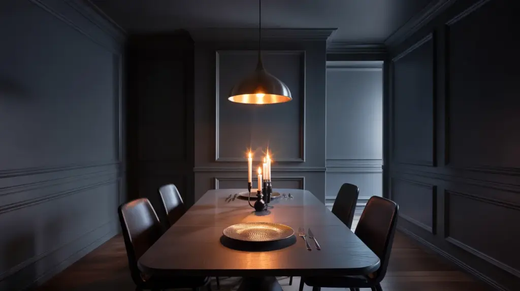 charcoal dining room