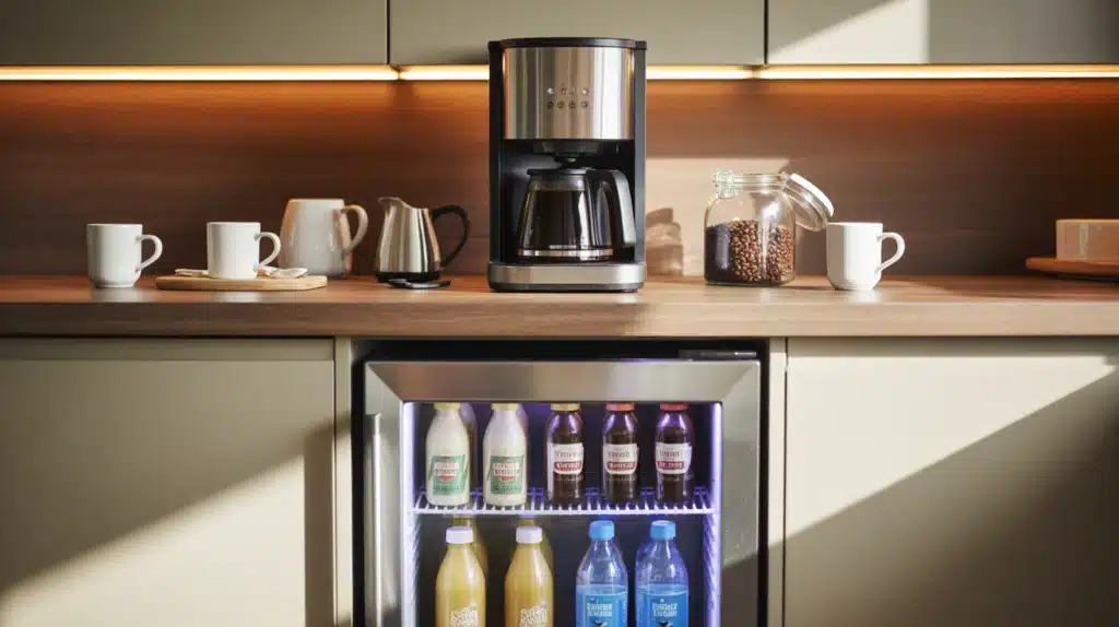 coffee station with a beverage fridge.png