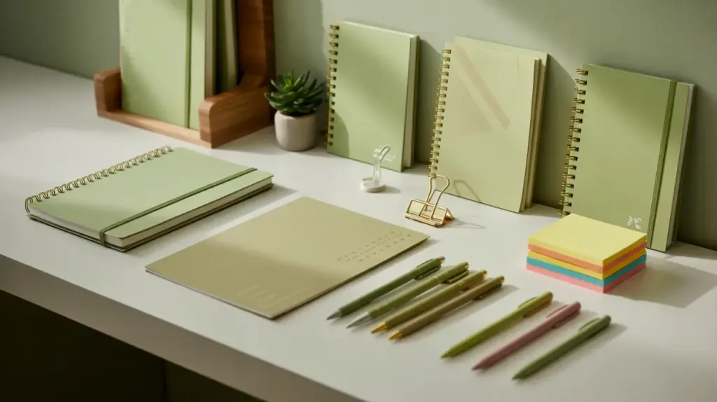 color coordinated stationery