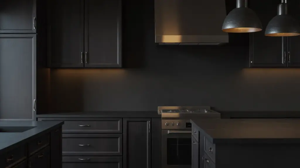 dark metallic accents