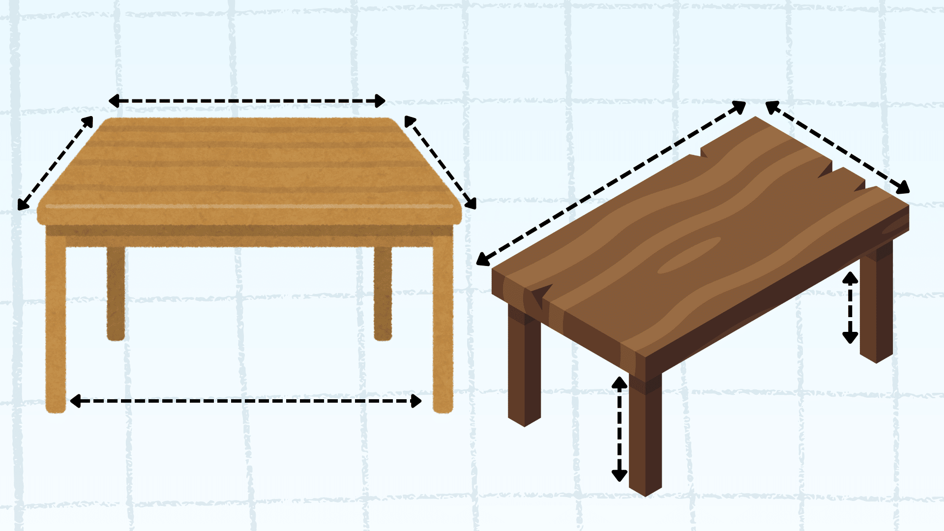 desk dimensions