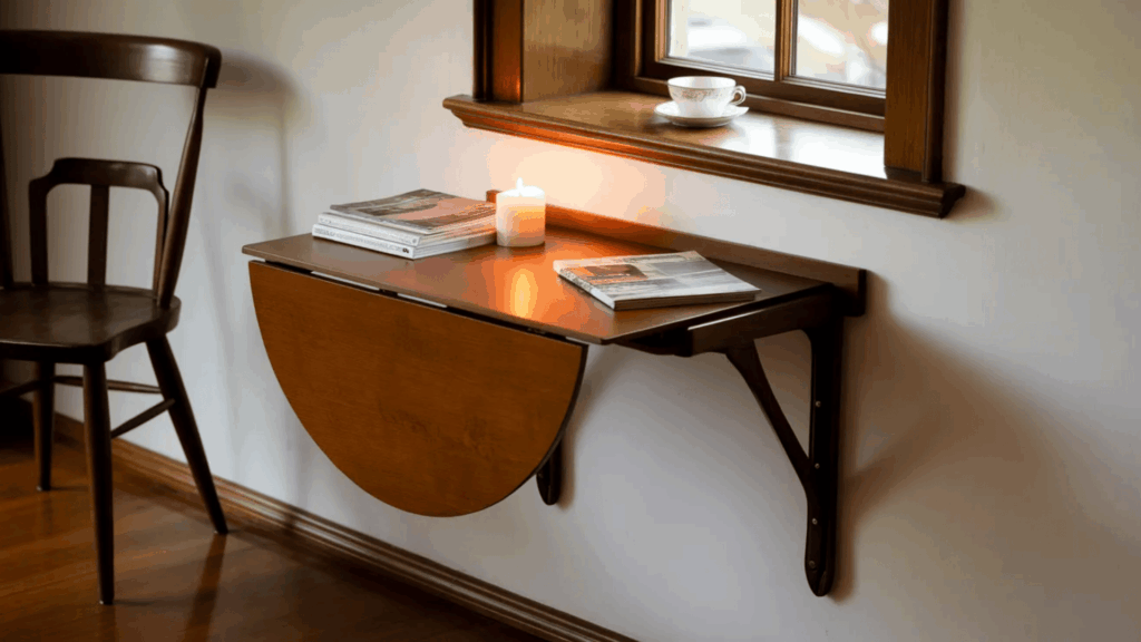 fold down dining table or wall mounted desk