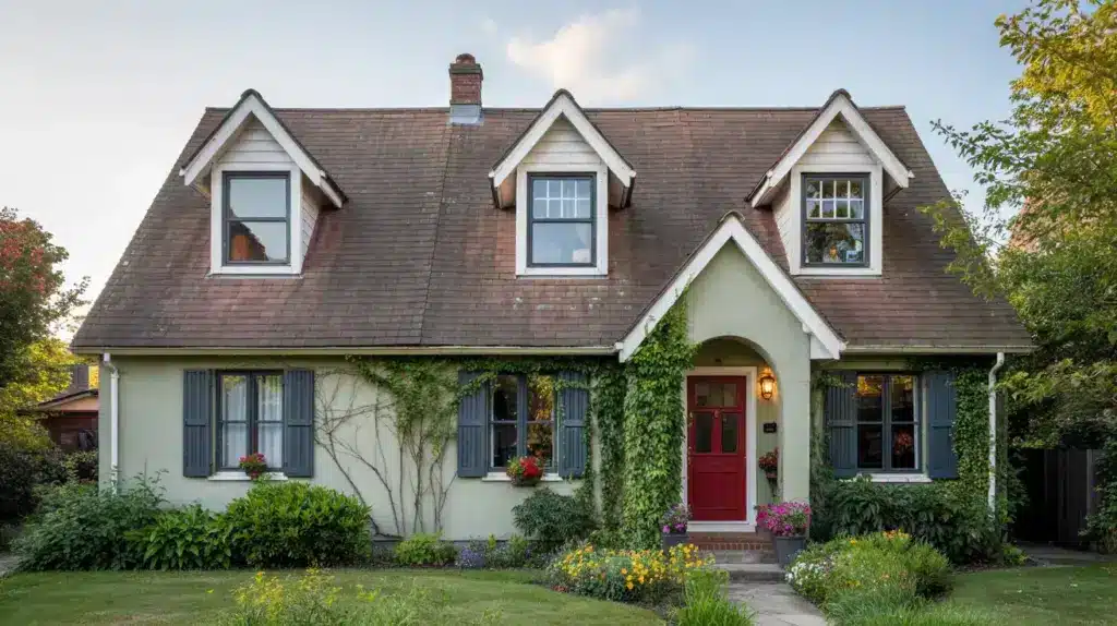 hip roof design with dormers