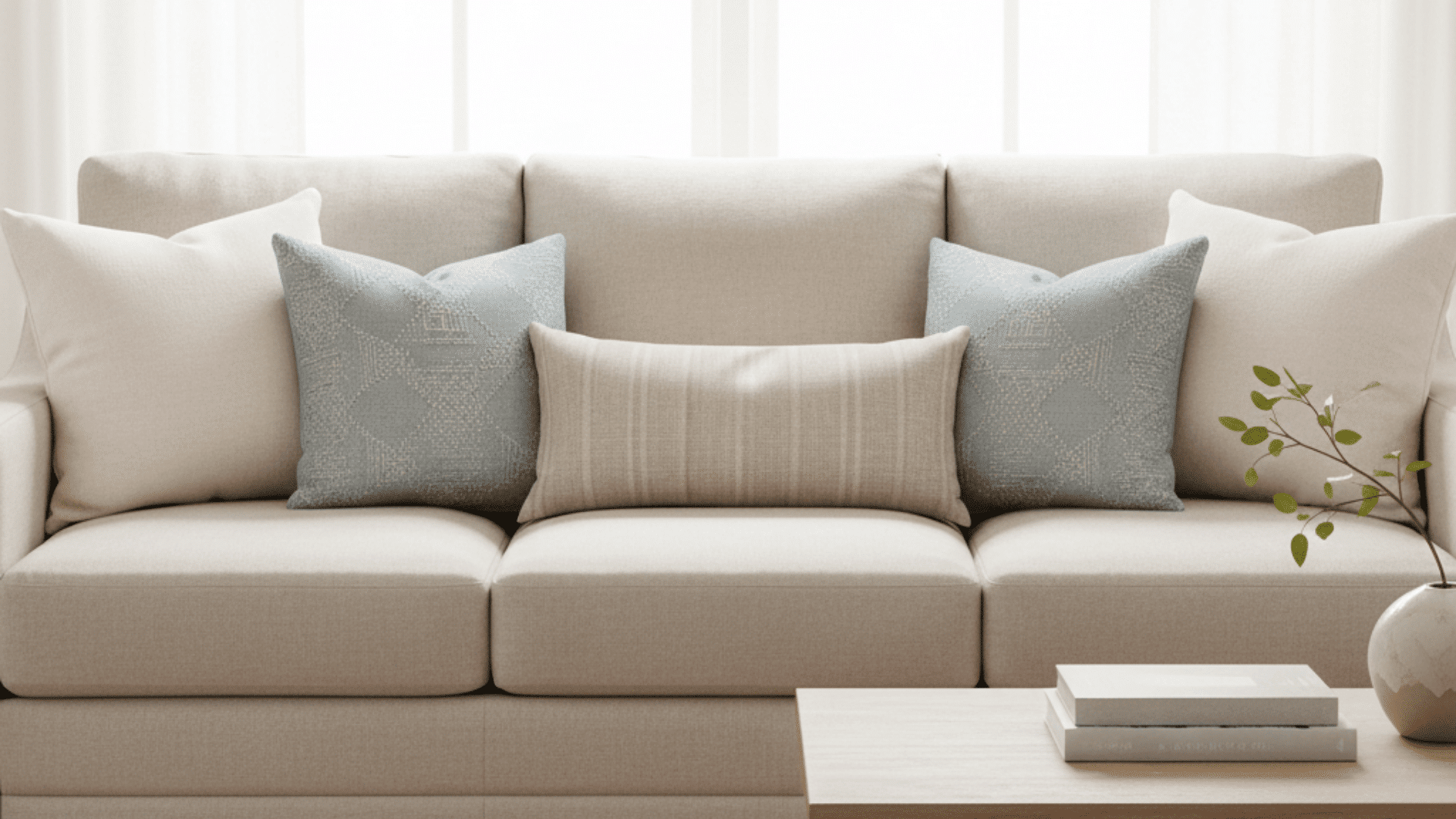 how many pillows on a couch