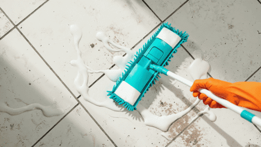 how to clean tile floors