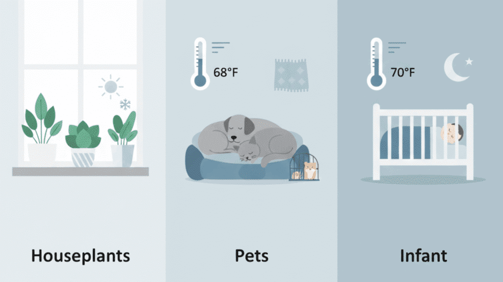 ideal temp by conditions