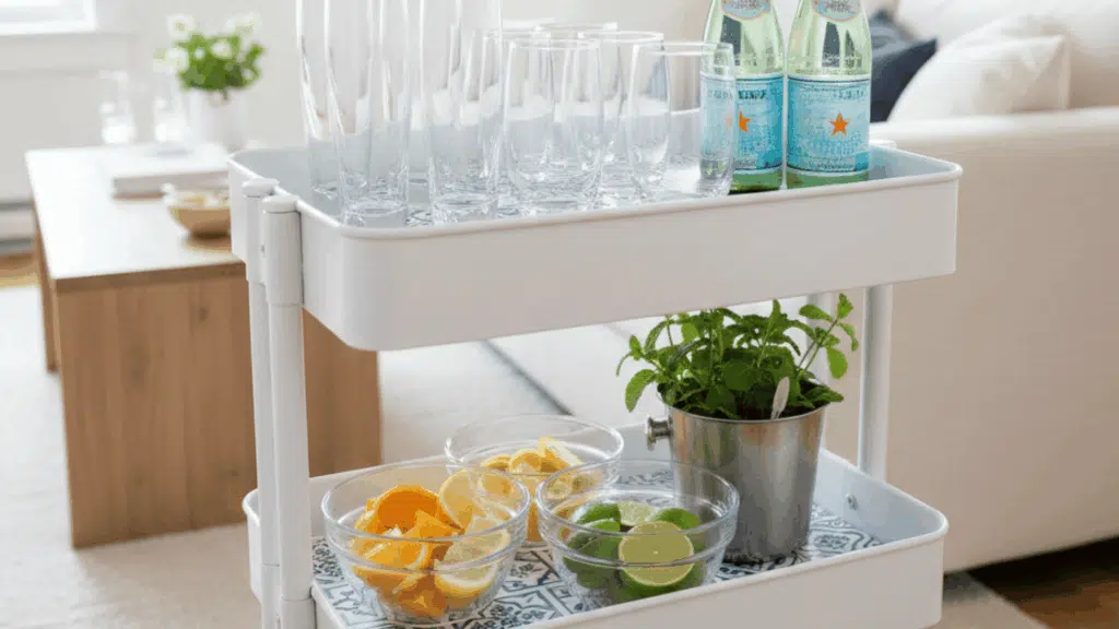 ikea bar cart