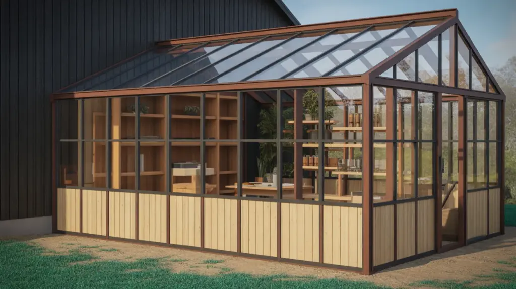 lean to greenhouse