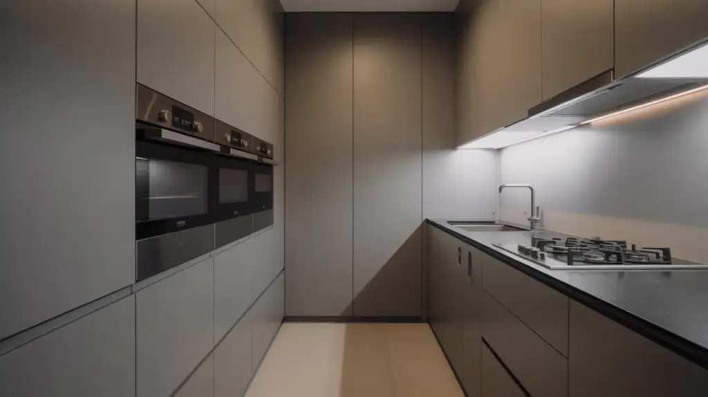 linear kitchen layouts