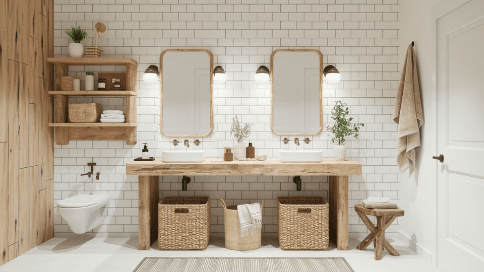 match The bathroom to The cabin feelc