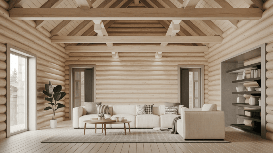 minimal interior trim and detailing