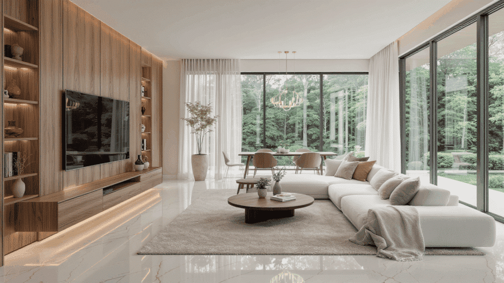 modern luxury interior design minimalist layouts with clear flow