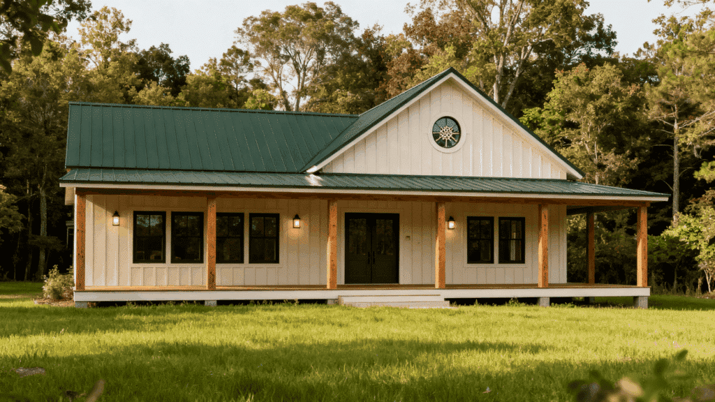 open concept barn house