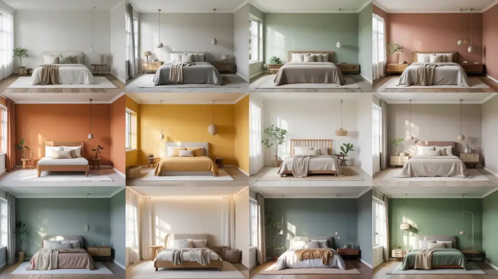 peaceful calm bedroom paint colors