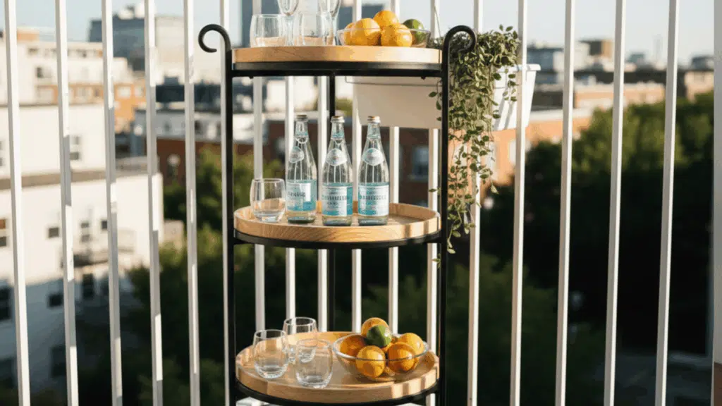 plant stand bar cart